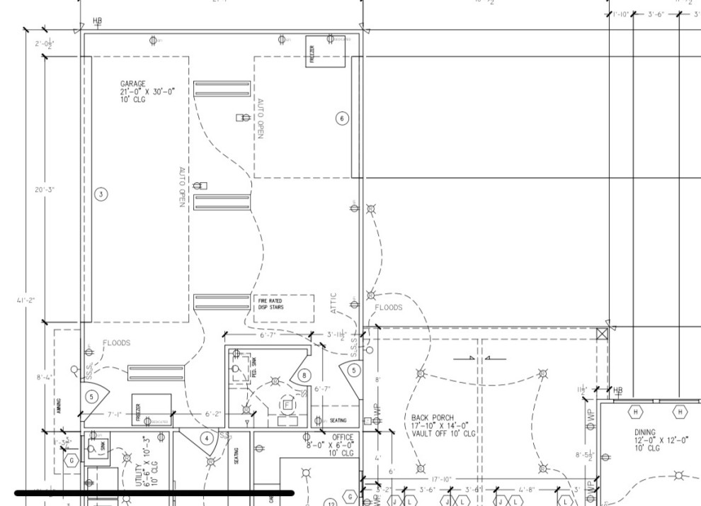 Garage door window placement help?