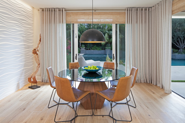 Andirons beach-style-dining-room