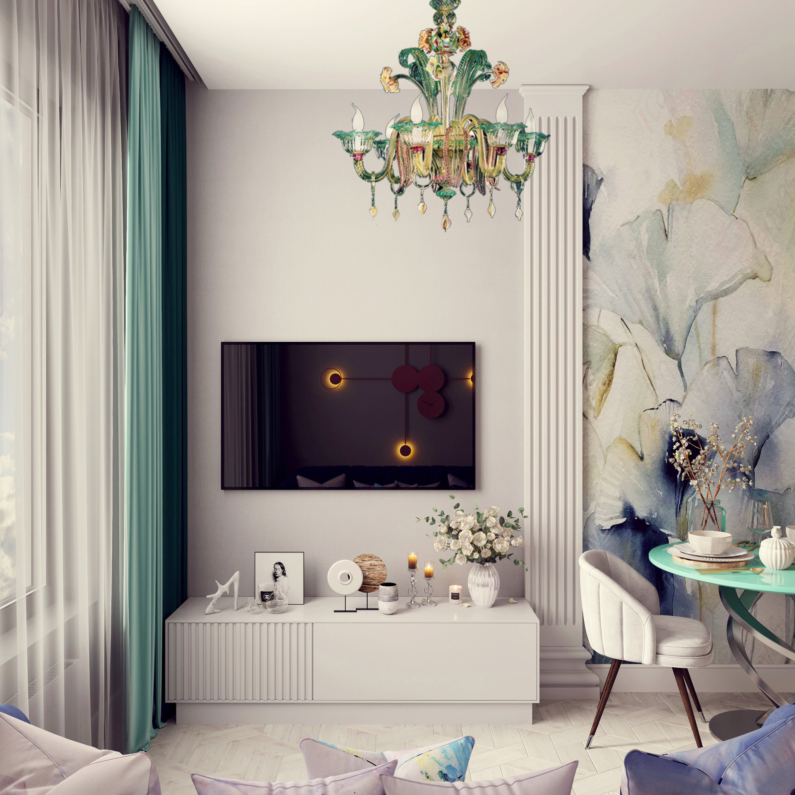 " Морозная роза" в ЖК Береговой