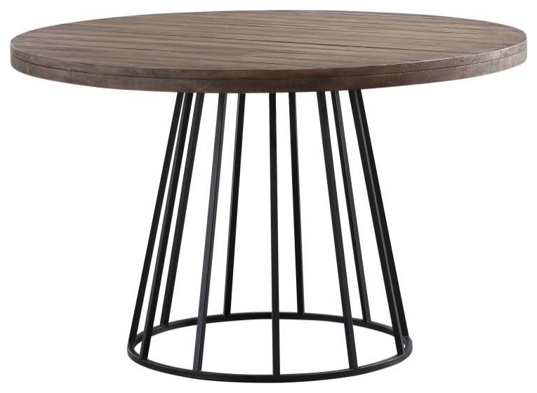 Minas Contemporary Industrial Dining Table Industrial Dining Tables