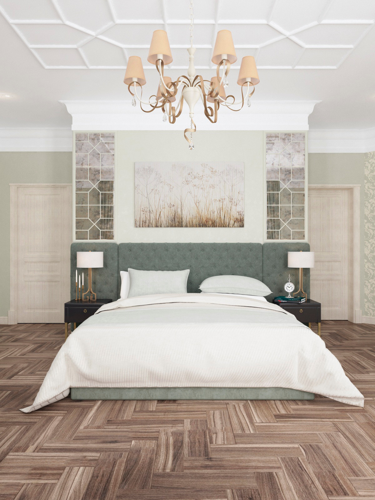 Дизайн коттеджа современная классика (п-ов Пролетарский)