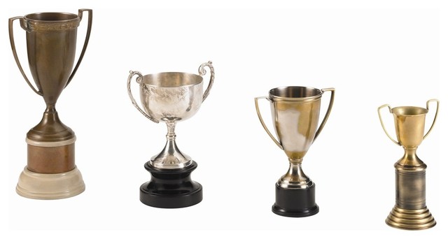 Arteriors Home Hockaday Brass Trophies, Set of 4