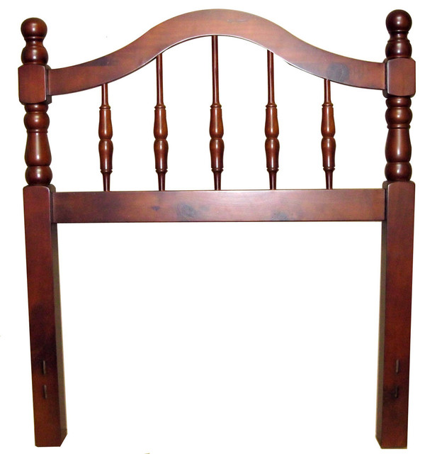 Cherry Victoria Wood Headboard, Twin Traditional Headboards by