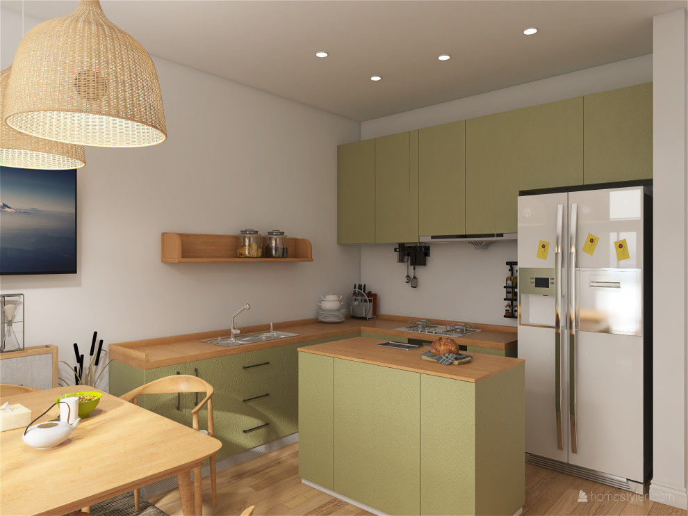 Квартира для большой семьи в скандинавском стиле