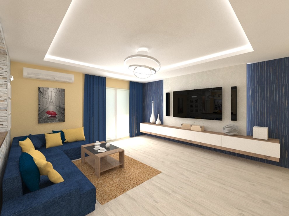 яркая квартира для молодой семьи