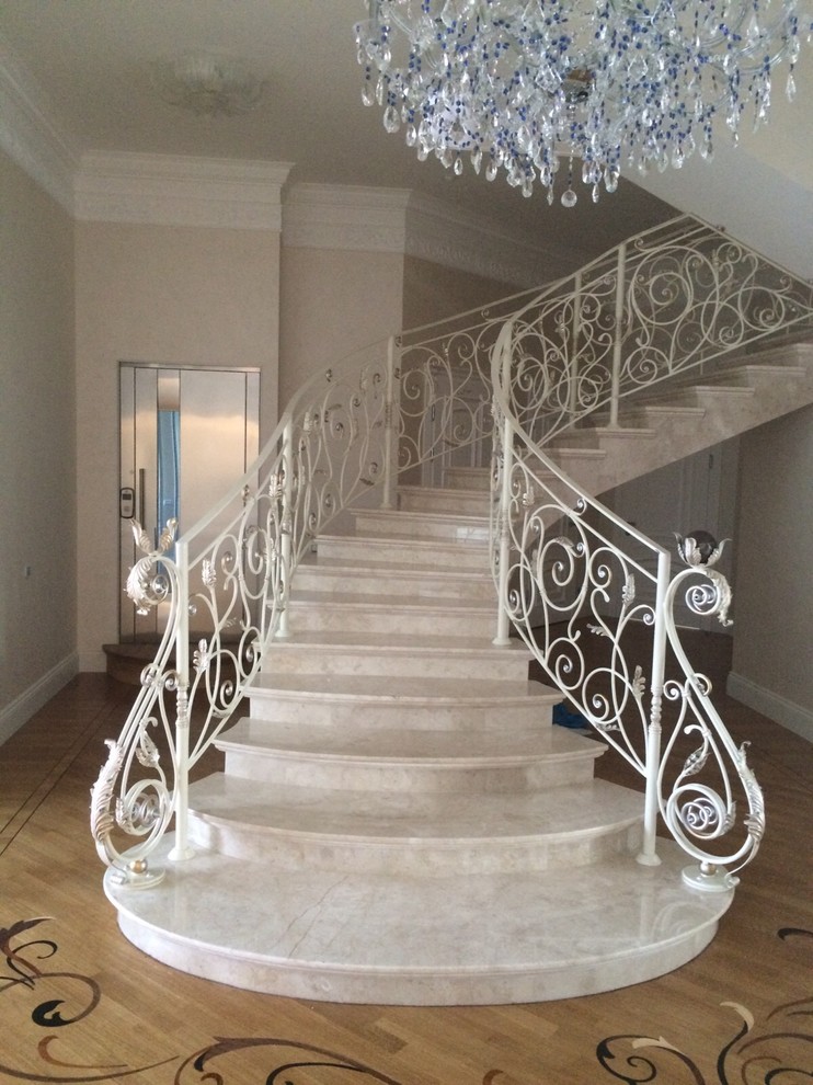 Лестница до и после