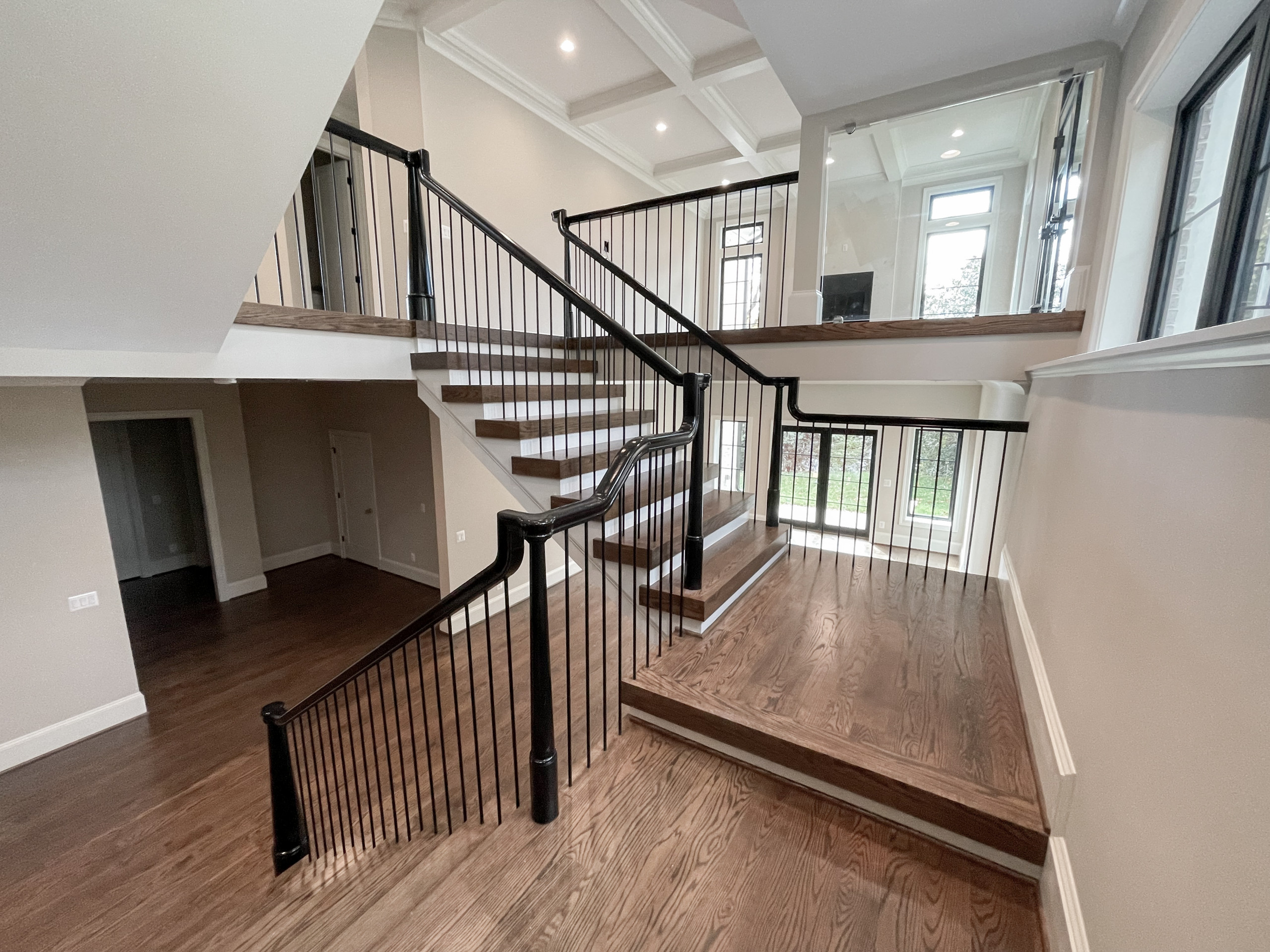 89_Eclectic and Edguy Staircase in French Contemporary Residence, McLean VA 2210