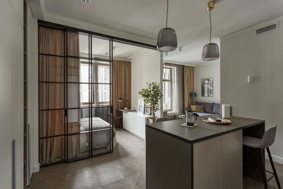 Однокомнатная квартира-студия в ЖК Редсайд