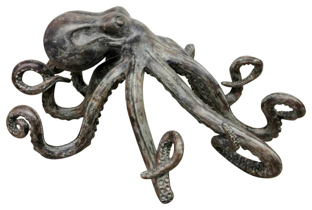 Octopus Statue - Beach Style - Decorative Objects And Figurines - by  Buildcom | Houzz
