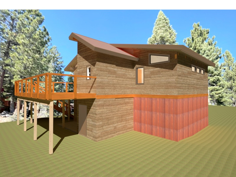 Rear of new dormer