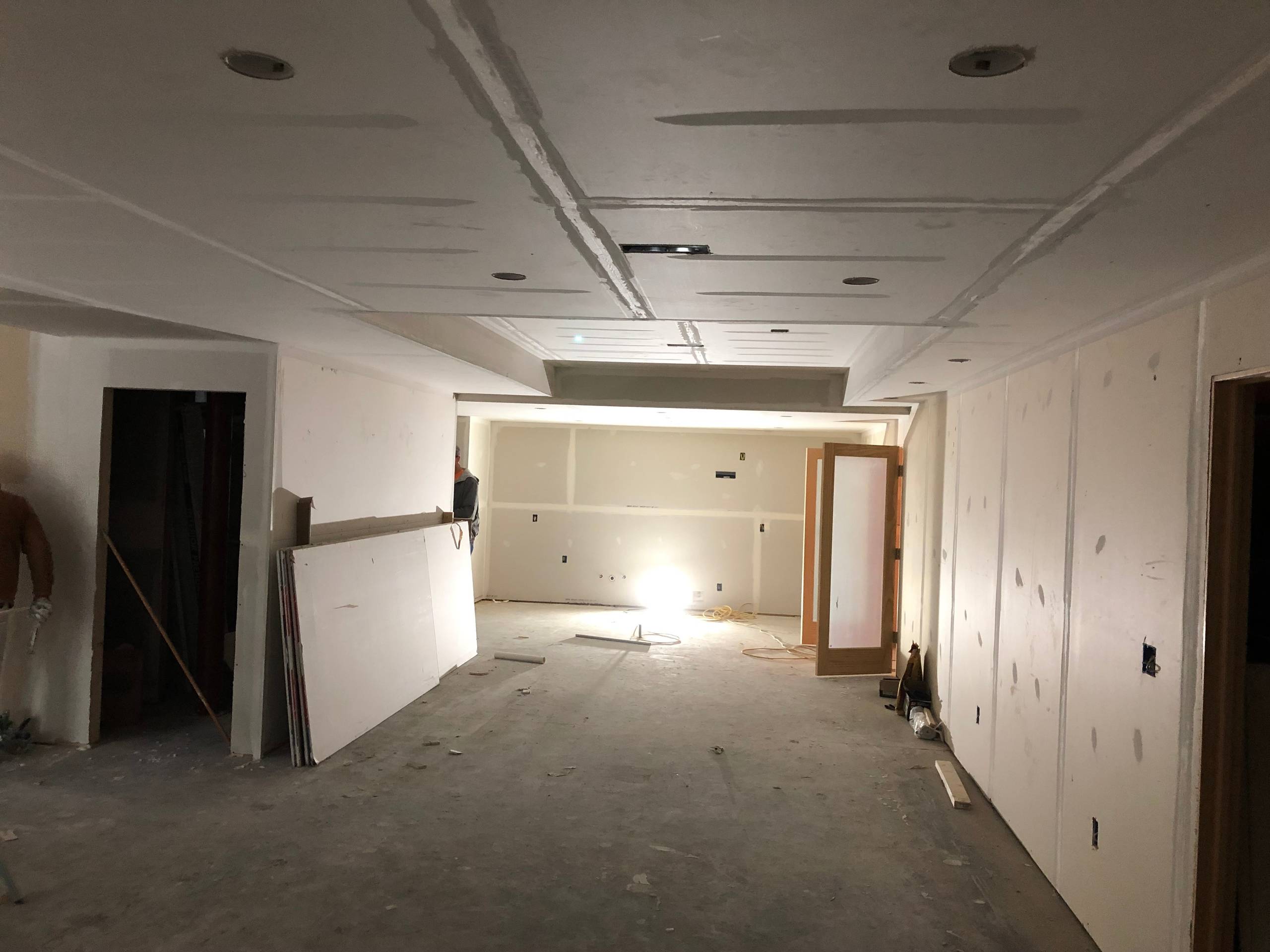 New construction basement finish