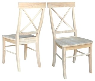Unfinished Wood Dining Chairs - Transitional - Dining Sets - by ...