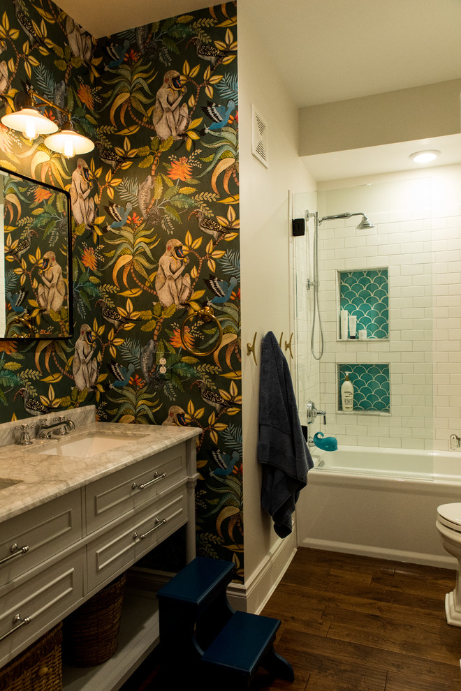 Inspiration for an eclectic home design remodel in Baltimore