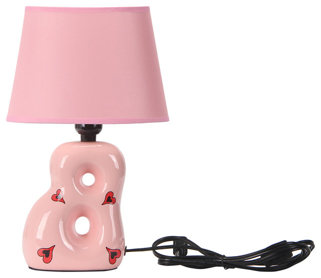 pink kids lamp