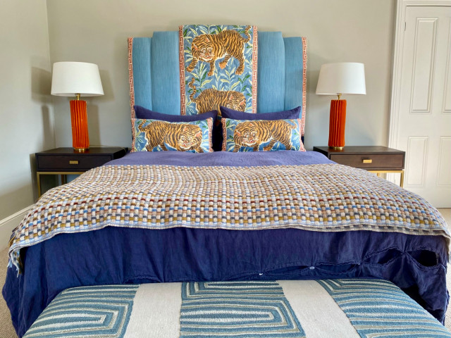 East Sussex Manor House eclectic-bedroom
