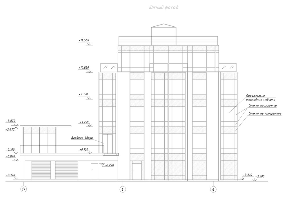 В центре города у рощи.