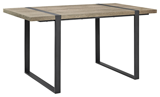 60 Urban Blend Wood Dining Table Industrial Dining Tables