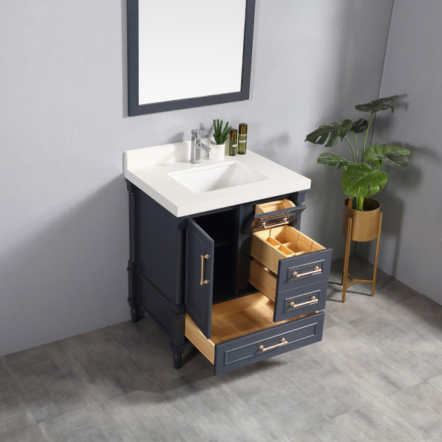Willow Collections Aberdeen Bathroom Vanity Traditional Bathroom