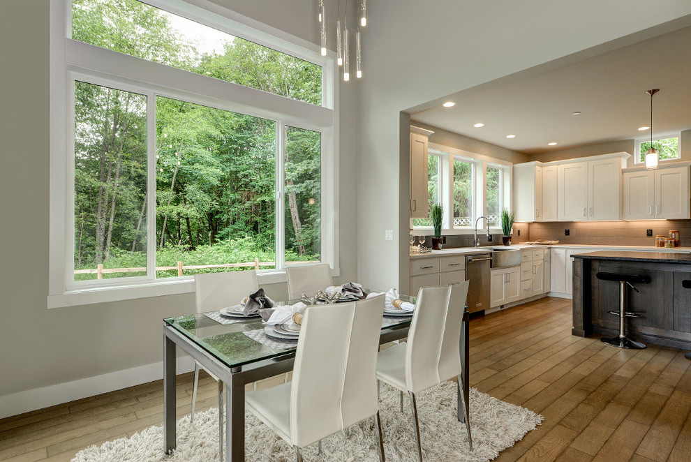 Kitchen - transitional kitchen idea in Boise