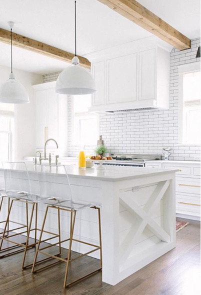 Example of a transitional kitchen design in Birmingham