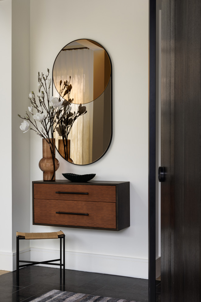 Example of a minimalist hallway design in DC Metro