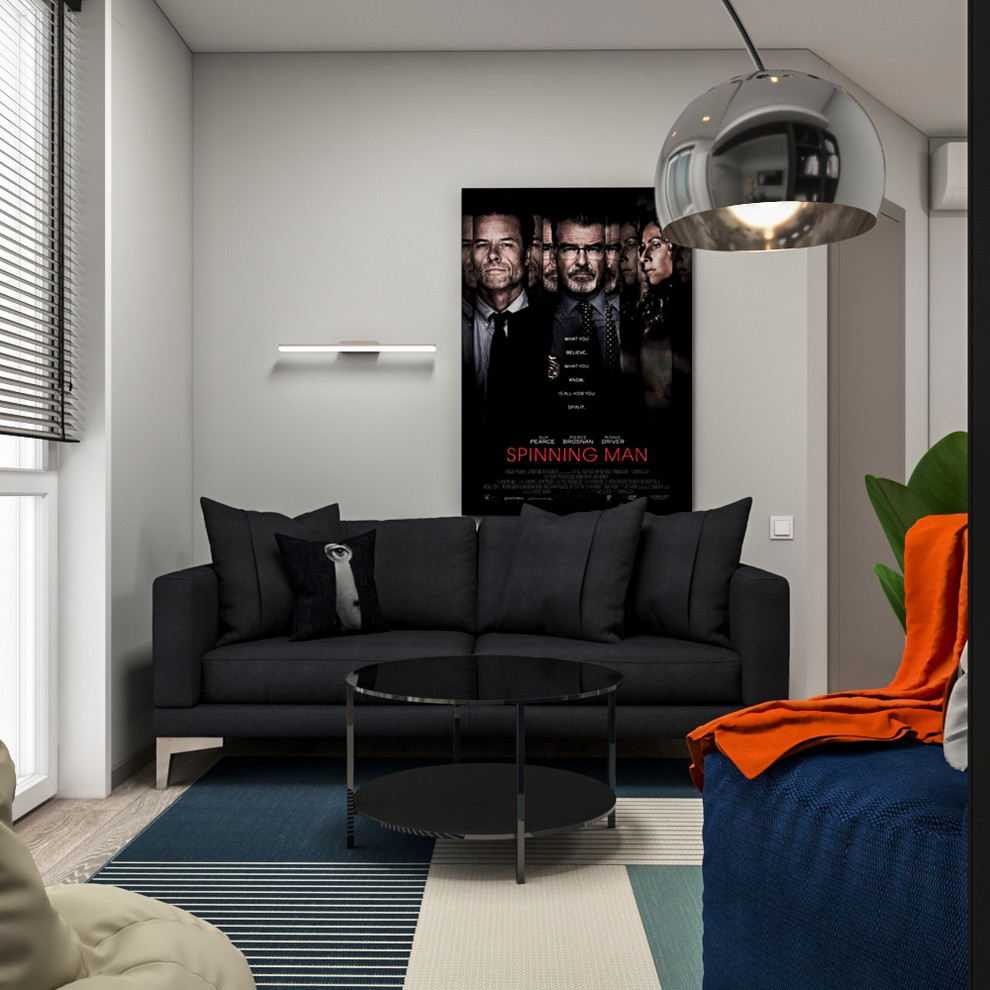 ДИЗАЙН ОДНОКОМНАТНОЙ КВАРТИРЫ С ПЕРЕПЛАНИРОВКОЙ