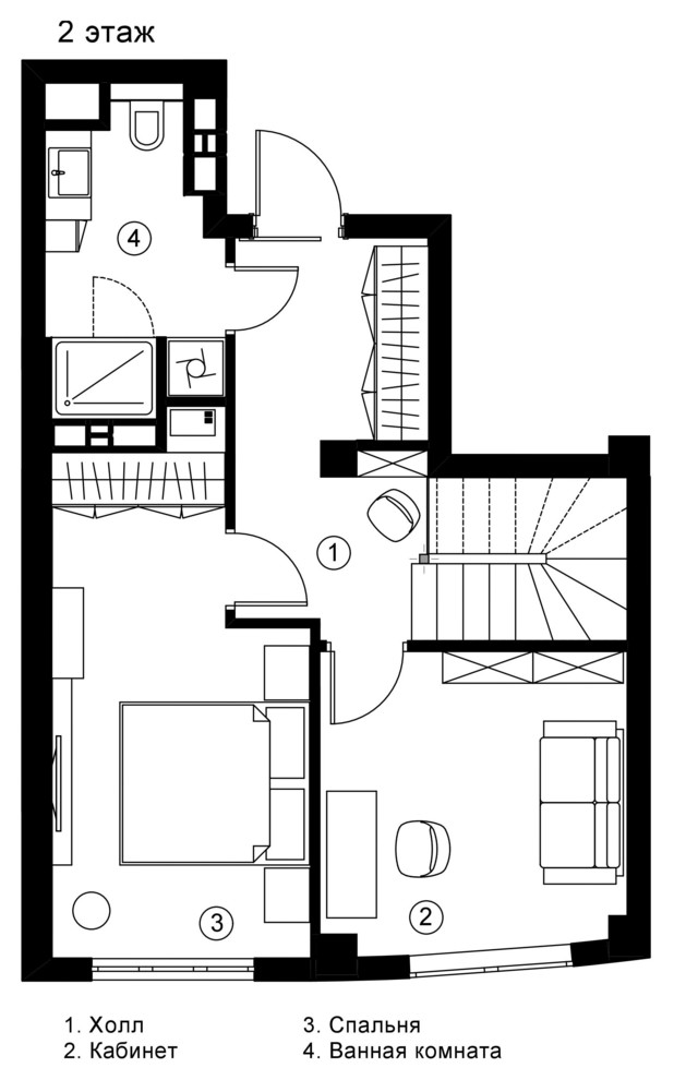 Двухуровневая квартира в Минске