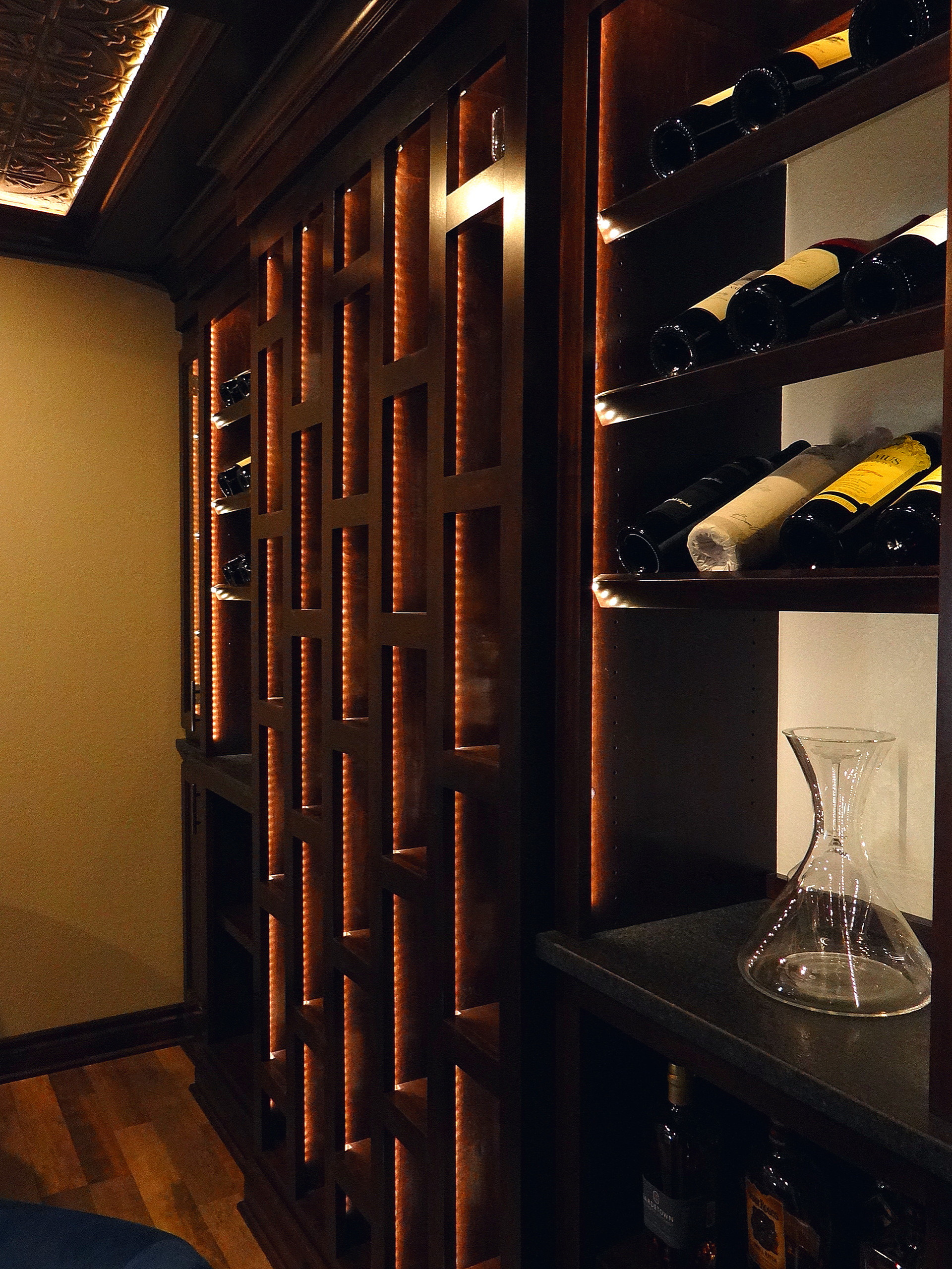 Sussex Residence - Lower Level Wine Room