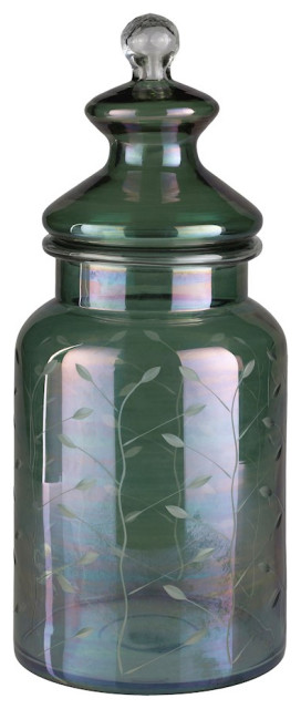 Lilt Small Decorative Jar by Surya, Glass