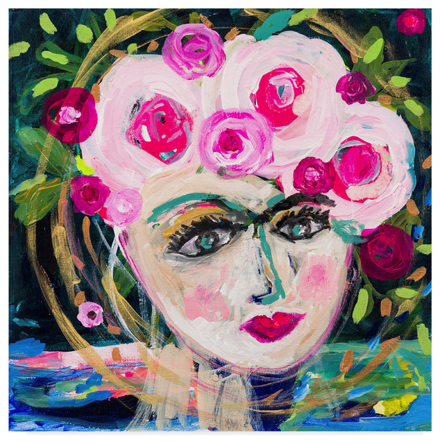 Carrie Schmitt 'I Can See Your Halo' Canvas Art - Contemporary - Prints ...
