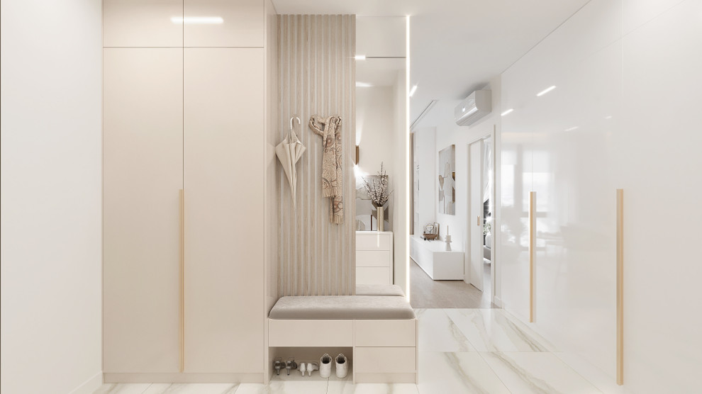 ДИЗАЙН ОДНОКОМНАТНОЙ КВАРТИРЫ ДЛЯ ДЕВУШКИ 49 КВ.М