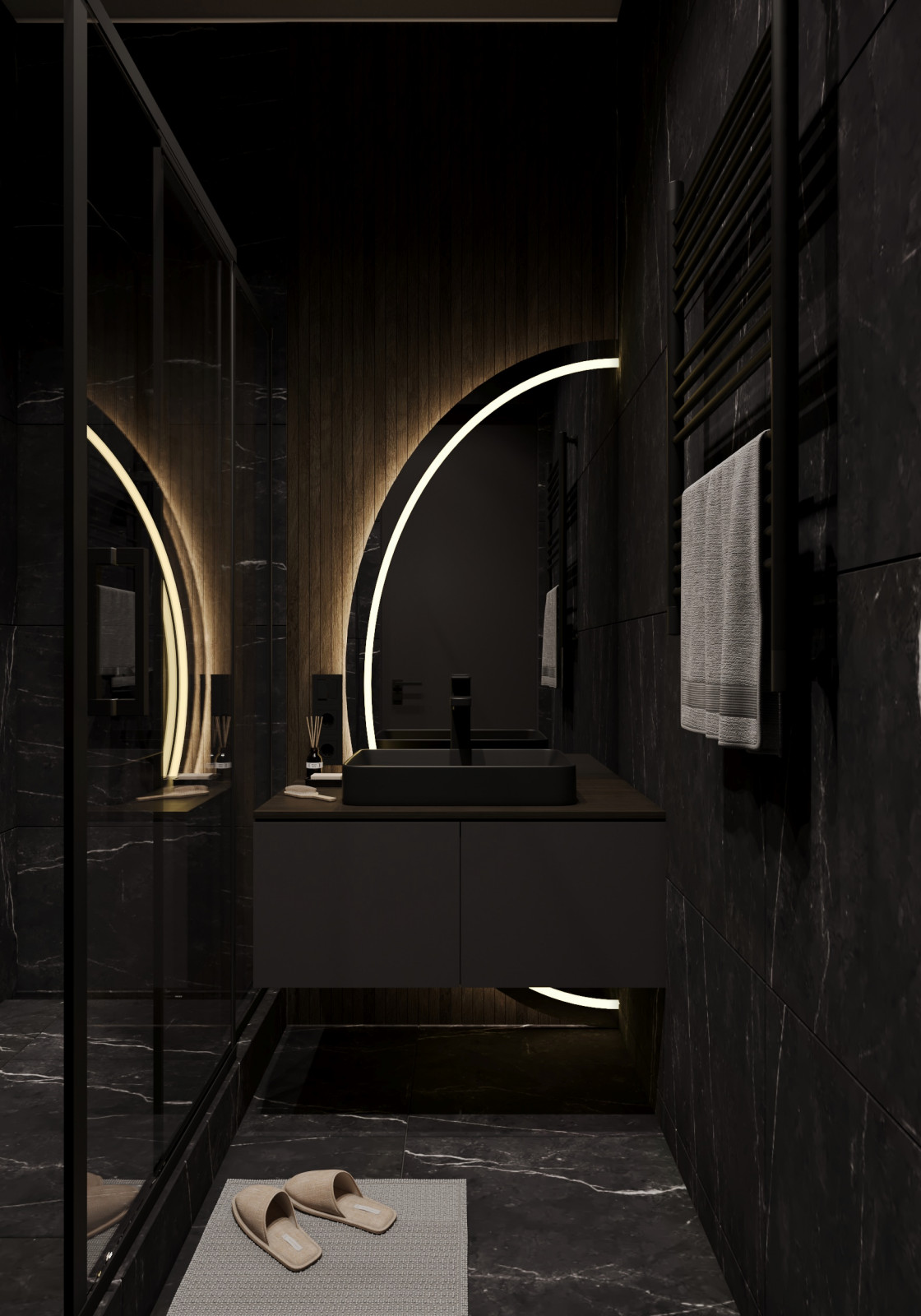 Дизайн интерьера квартиры в ЖК Вереск в престижном районе Москвы