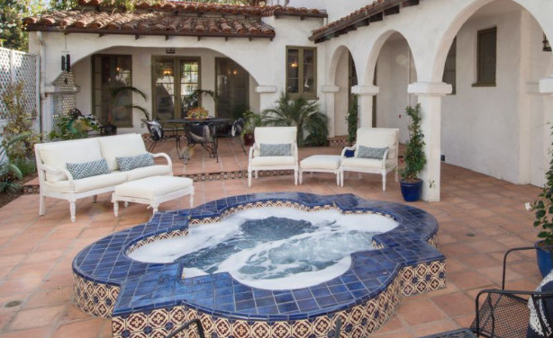 Before & After - Spanish Style Spa in Los Angeles, CA
