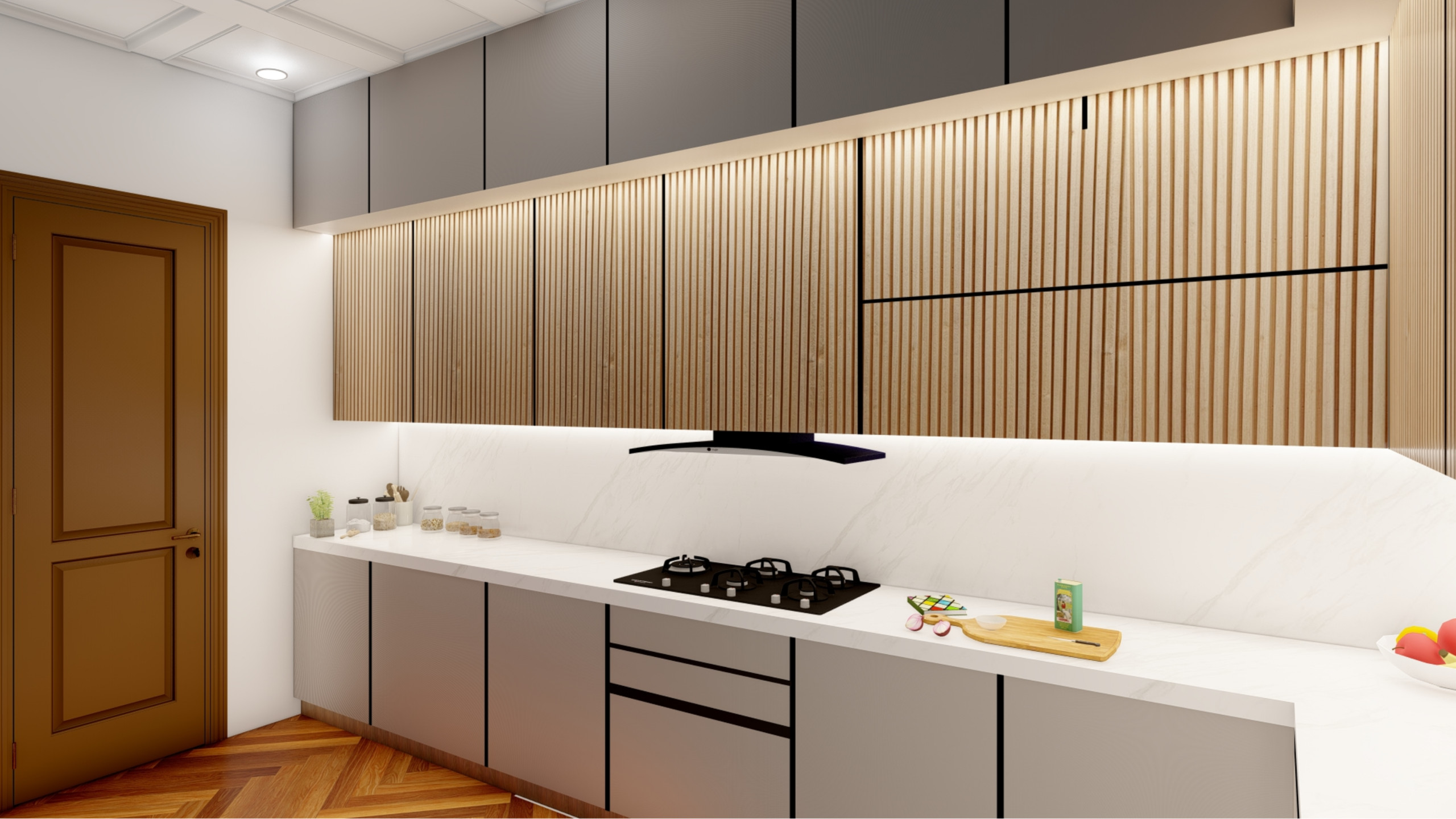 Sleek Modern Kitchen with Timeless Appeal in Reigate