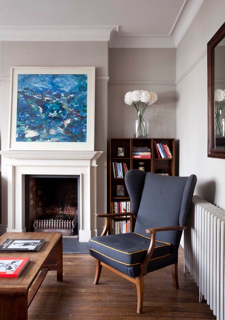 Modern Extension to 1920s House traditional-living-room