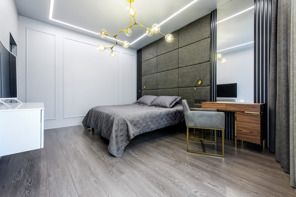 Спальня. Дизайн проект квартиры на Петровском острове