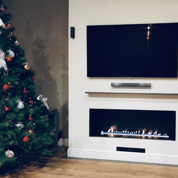 Автоматический биокамин Good Fire 1200 в квартире на Киевском шоссе