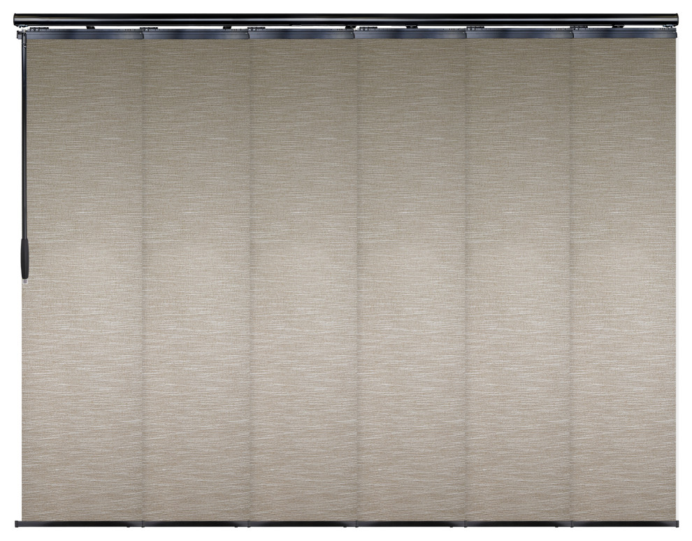 Nico 6-Panel Track Extendable Vertical Blinds 98-130"W