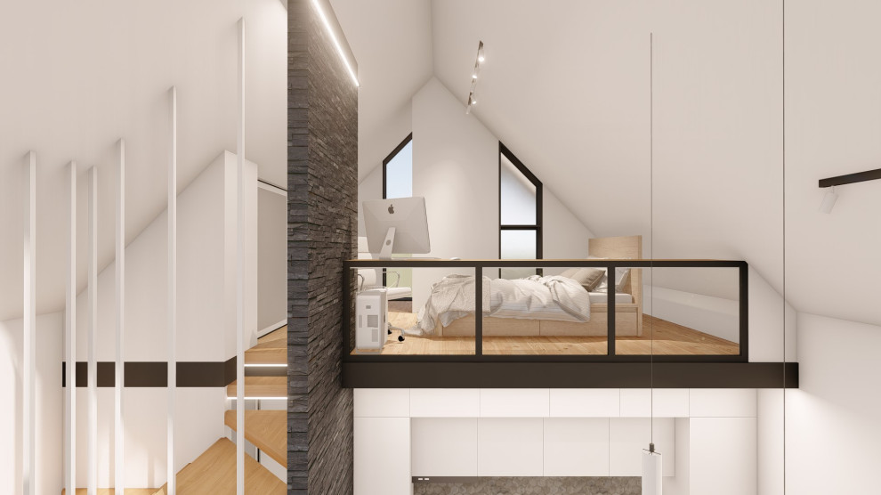 Интерьер для проекта Barn House