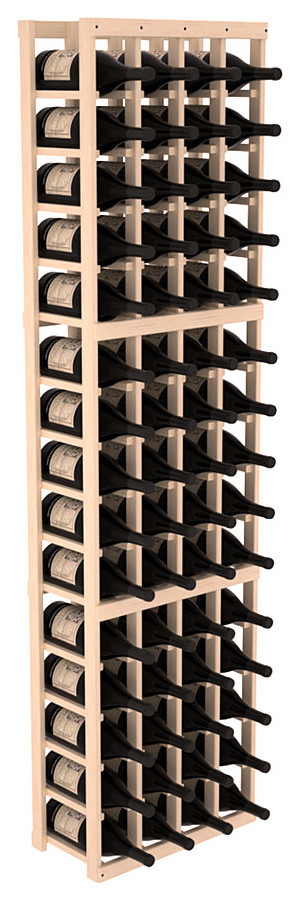 4 Column Magnum/Champagne Wine Kit, Unstained Pine