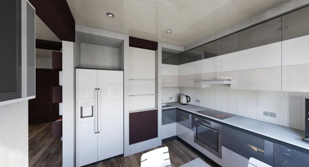 Двухкомнатная квартира в современном стиле - 64 м.кв.