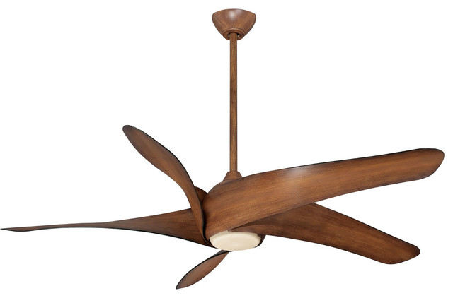 Minka-Aire Artemis Xl5 LED 62" LED Ceiling Fan, Distressed ...