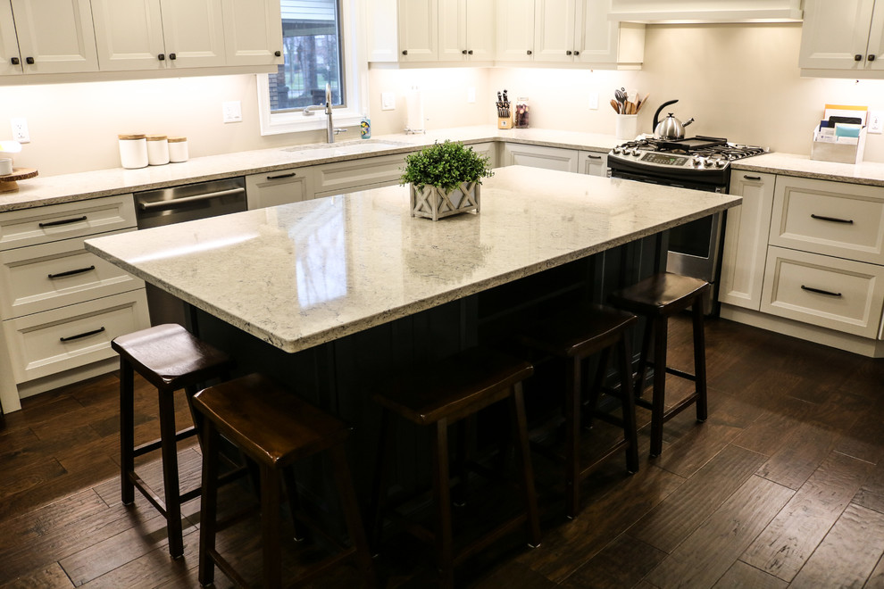 Transitional kitchen photo in Toronto