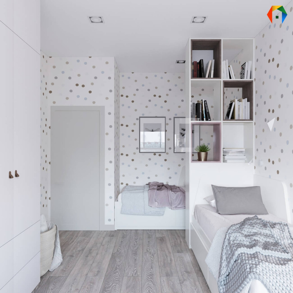 Серебрякова. Дизайн проект 2-х комнатной квартиры в новостройке