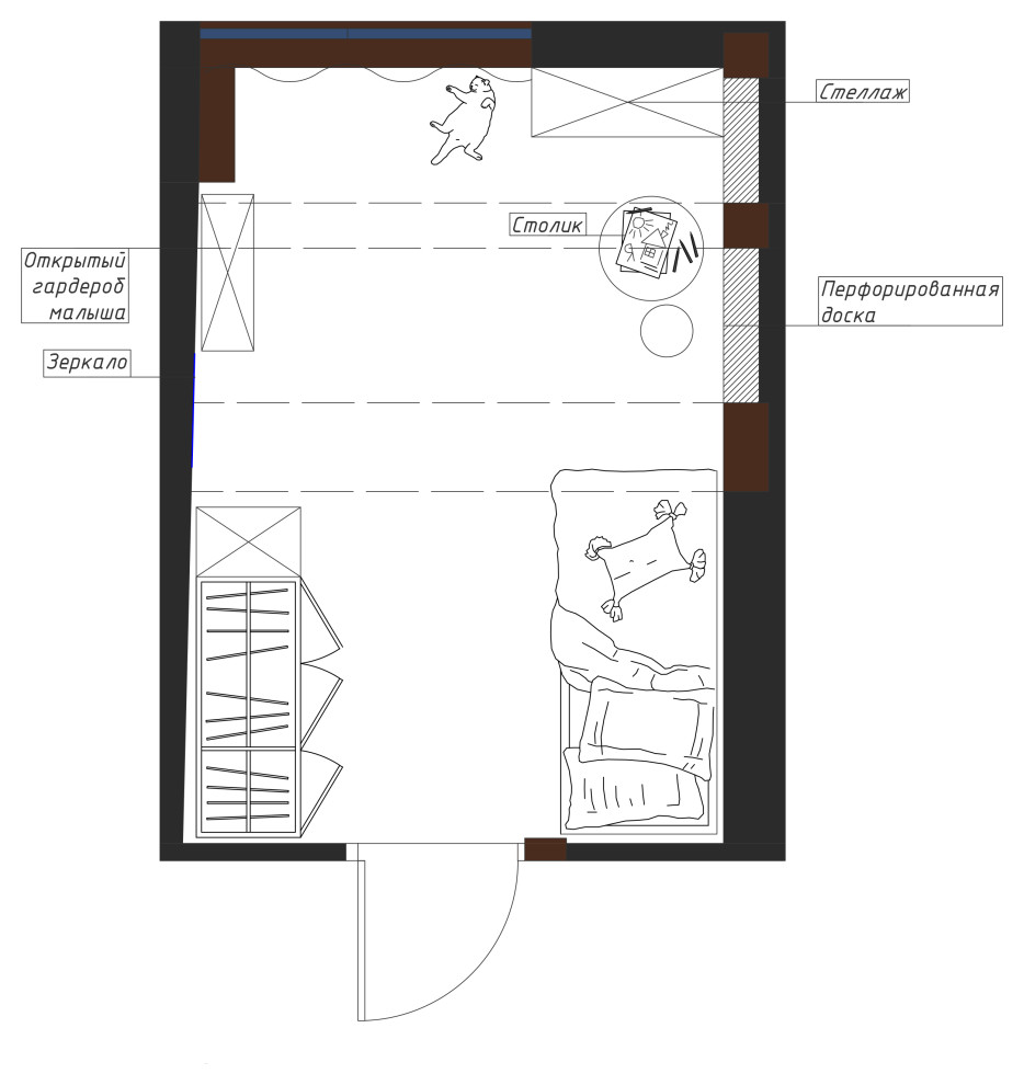 Детская комната для девочки