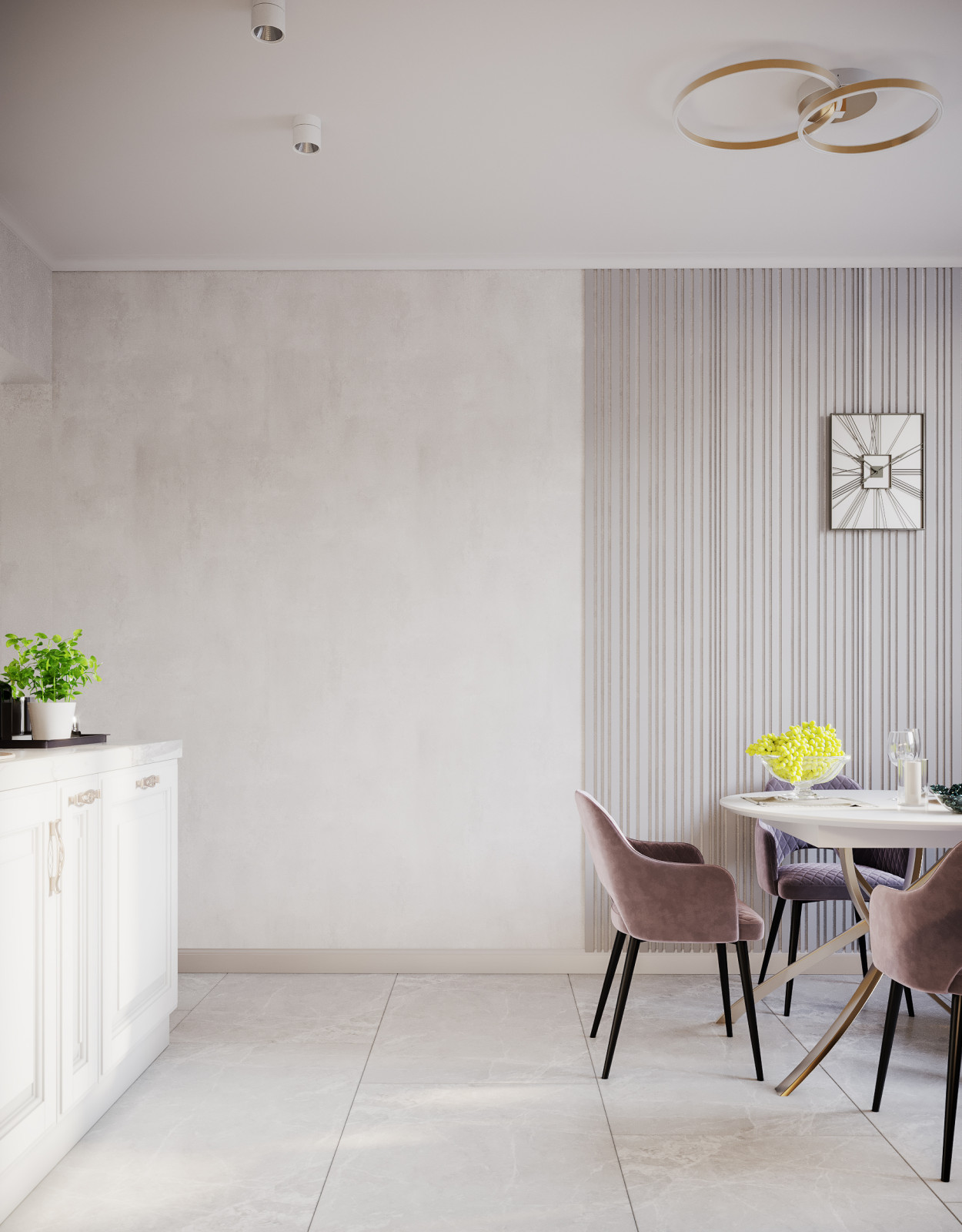 Квартира в классическом стиле для семьи с детками