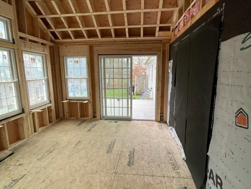harwich 4 seasons room addition with deck
