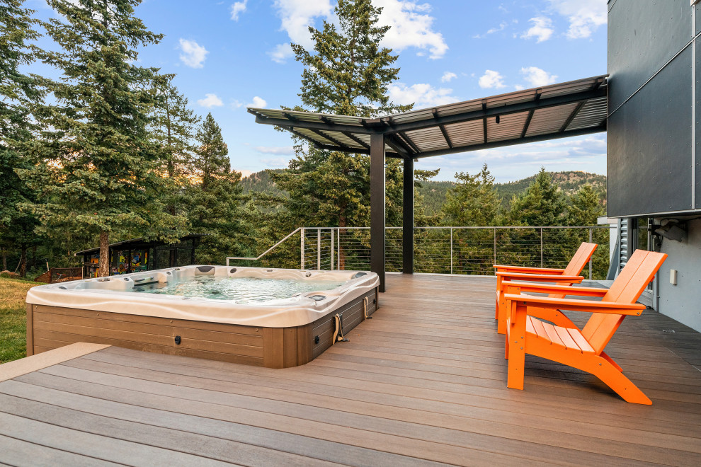 Patio - contemporary patio idea in Denver