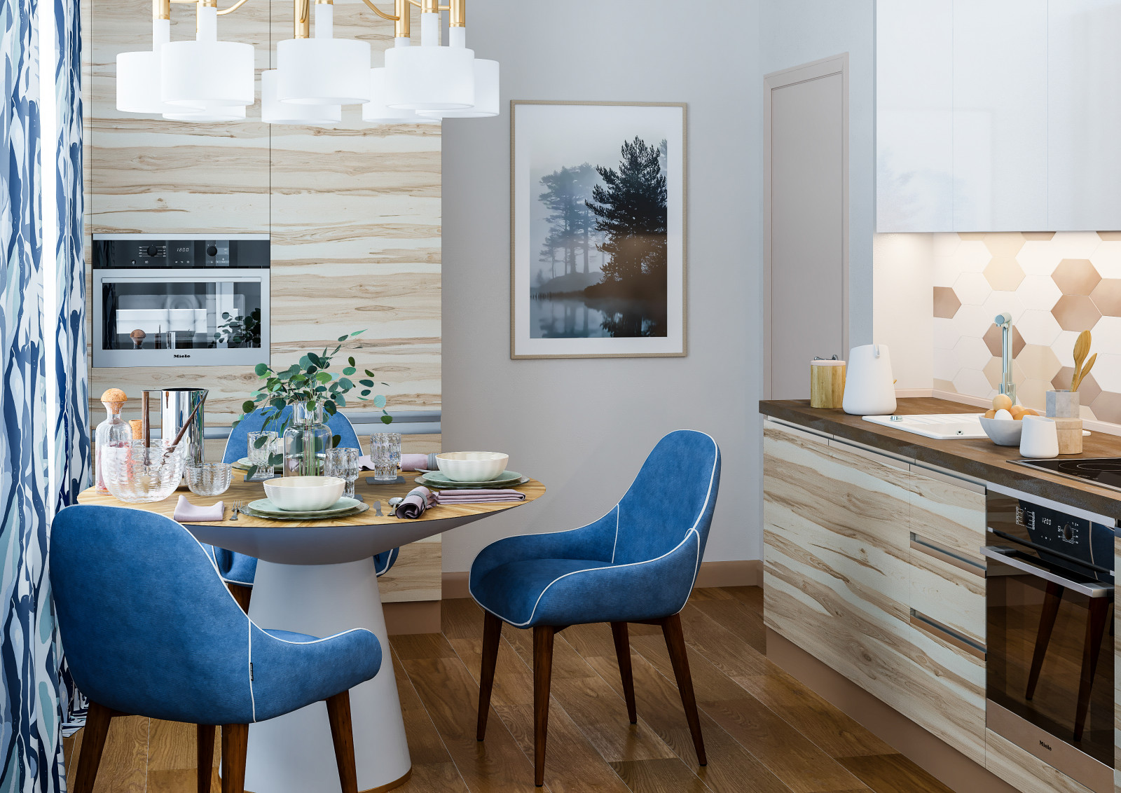 Дизайн квартиры в ЖК Ривер Парк