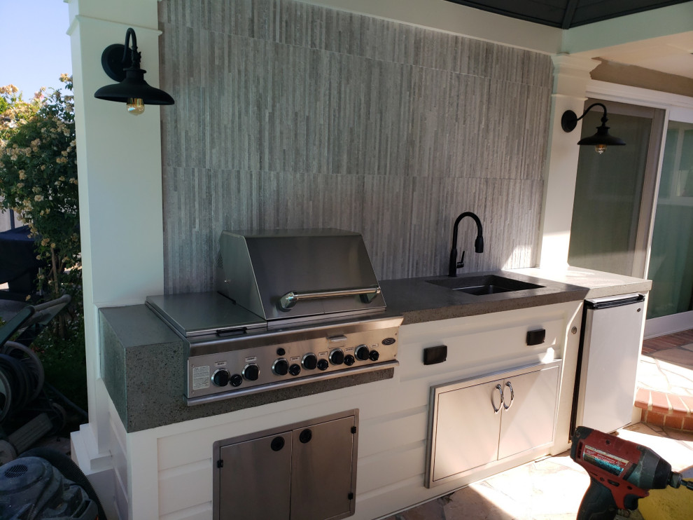 Pool house & Outdoor kitchen remodel